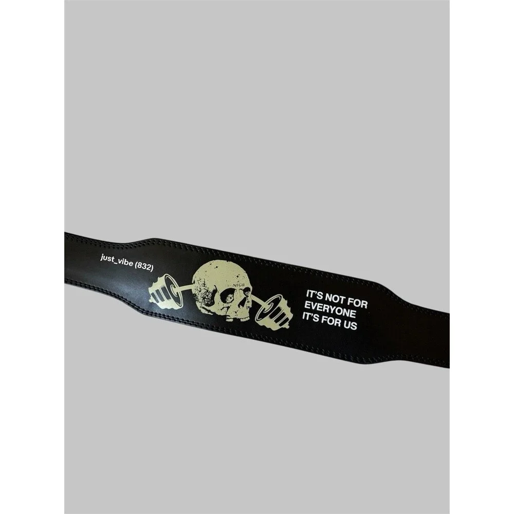Darc Sport Memento Mori NFGU Weightlifting Weight Belt Size Medium In Black NEW